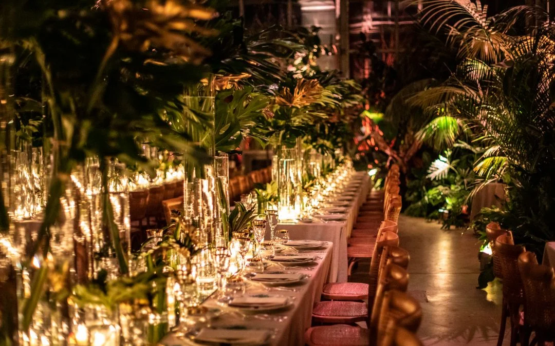 Spettacolare matrimonio in una serra