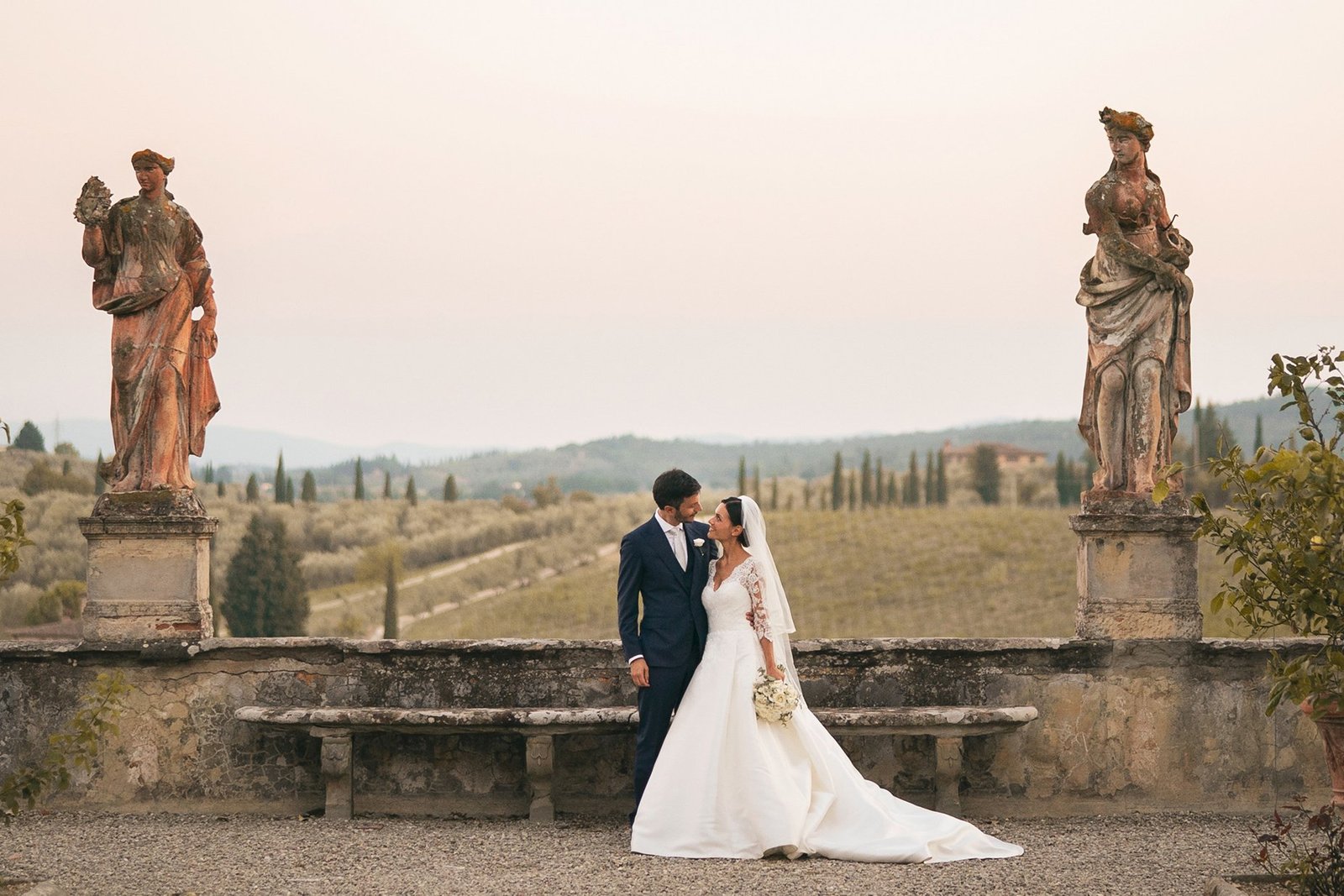 Wonderful wedding in Tuscany at Villa Corsini