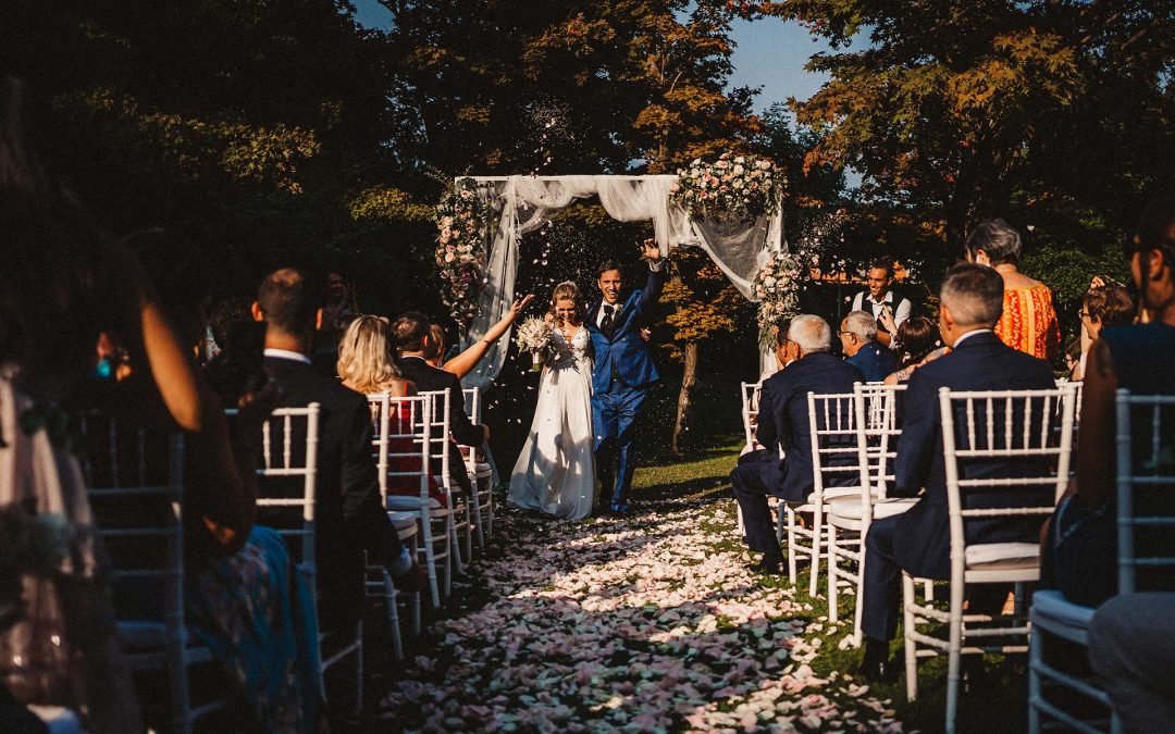 Romantic wedding at Villa Muggia