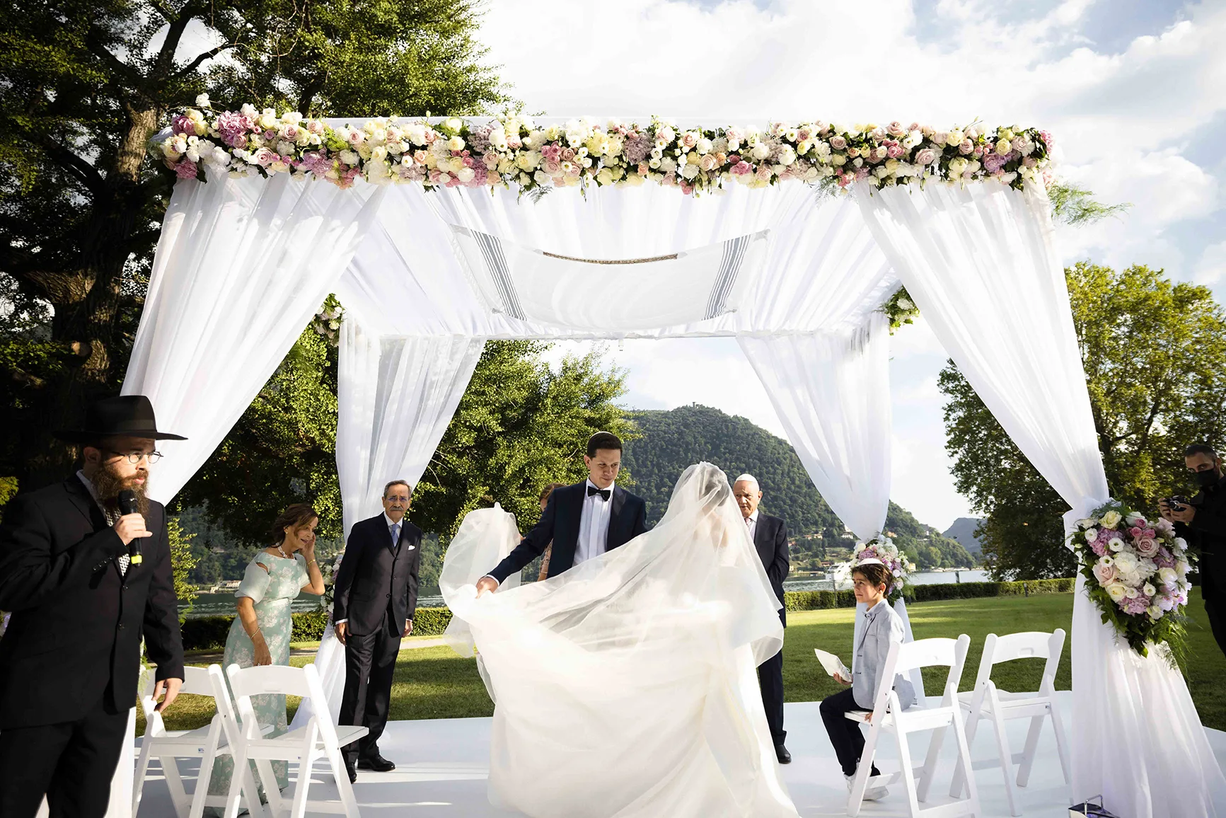 Favoloso matrimonio ebraico a Villa Erba