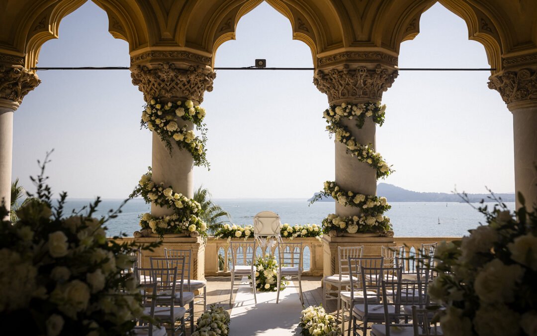 Wonderful wedding at Isola del Garda