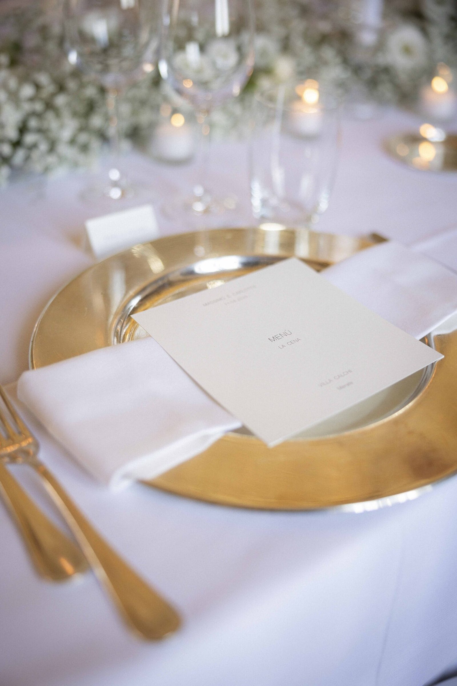 gourmet wedding a Villa Calchi - SugarEvents Luxury Wedding and Event Planner