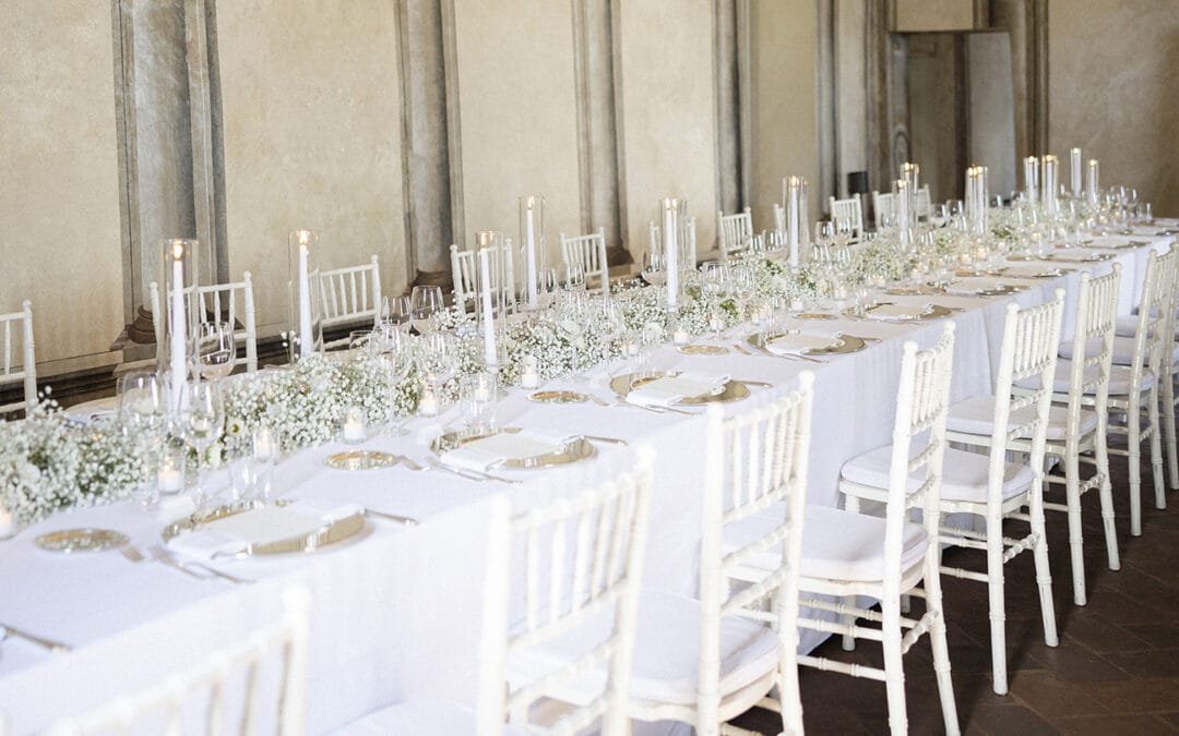 A delicious gourmet wedding at Villa Calchi