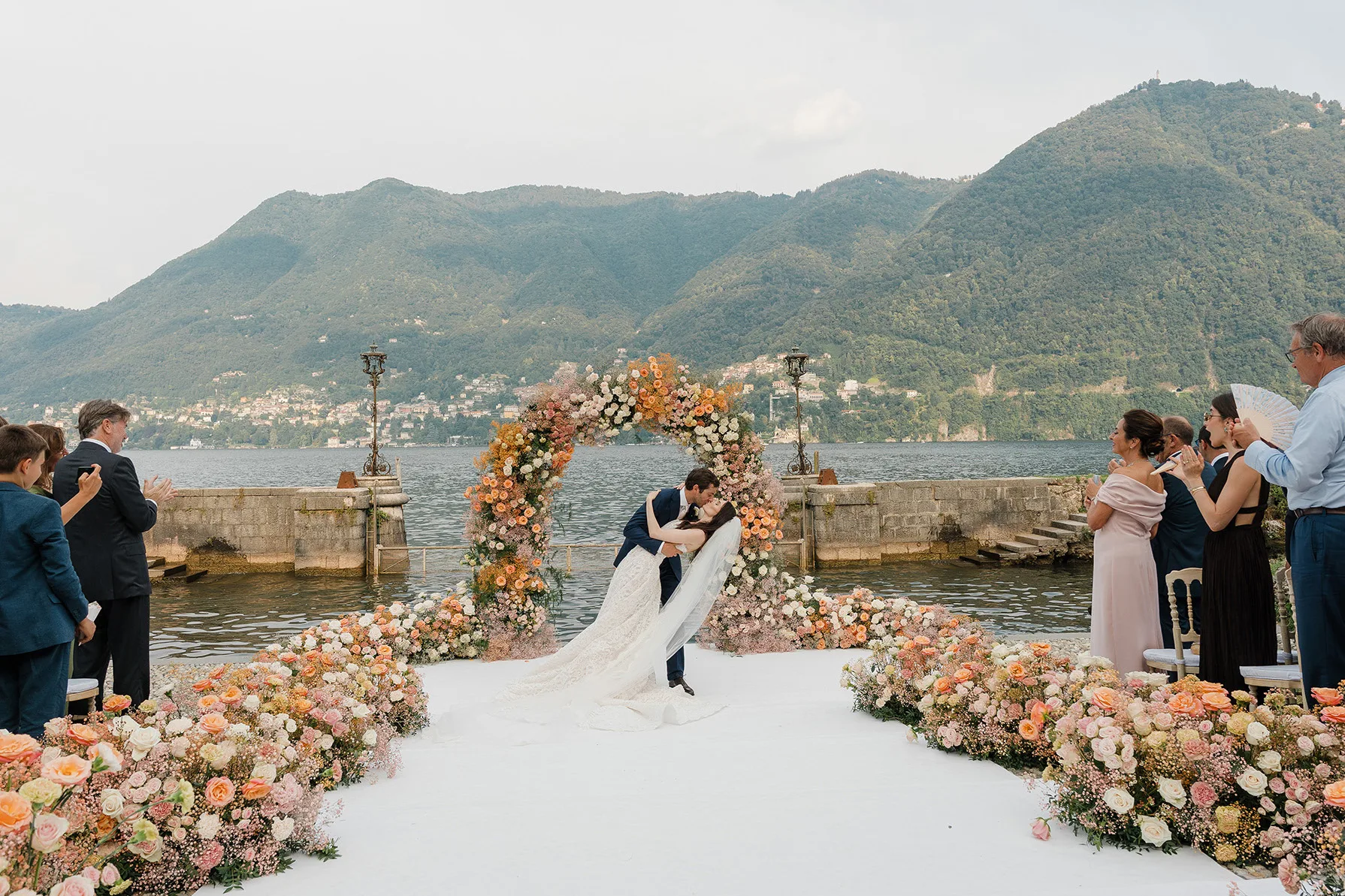 An elegant wedding on Lake Como at Villa Erba