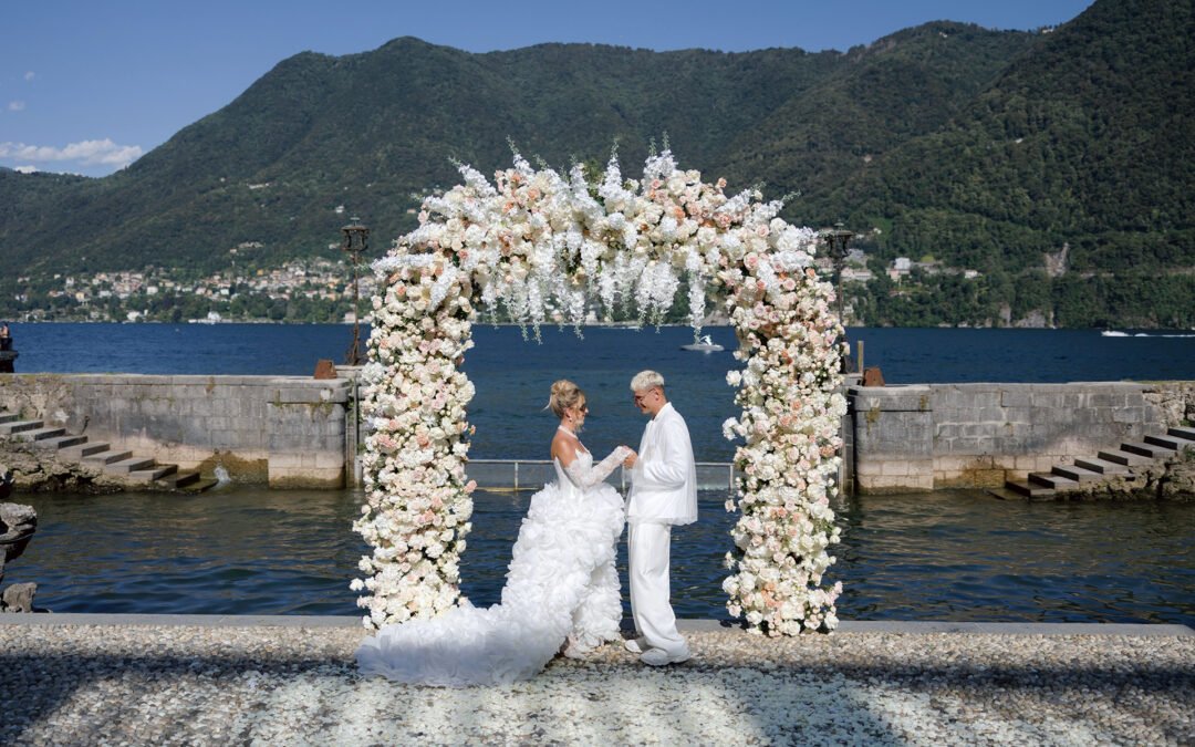 A glamorous wedding at Villa Erba on Lake Como