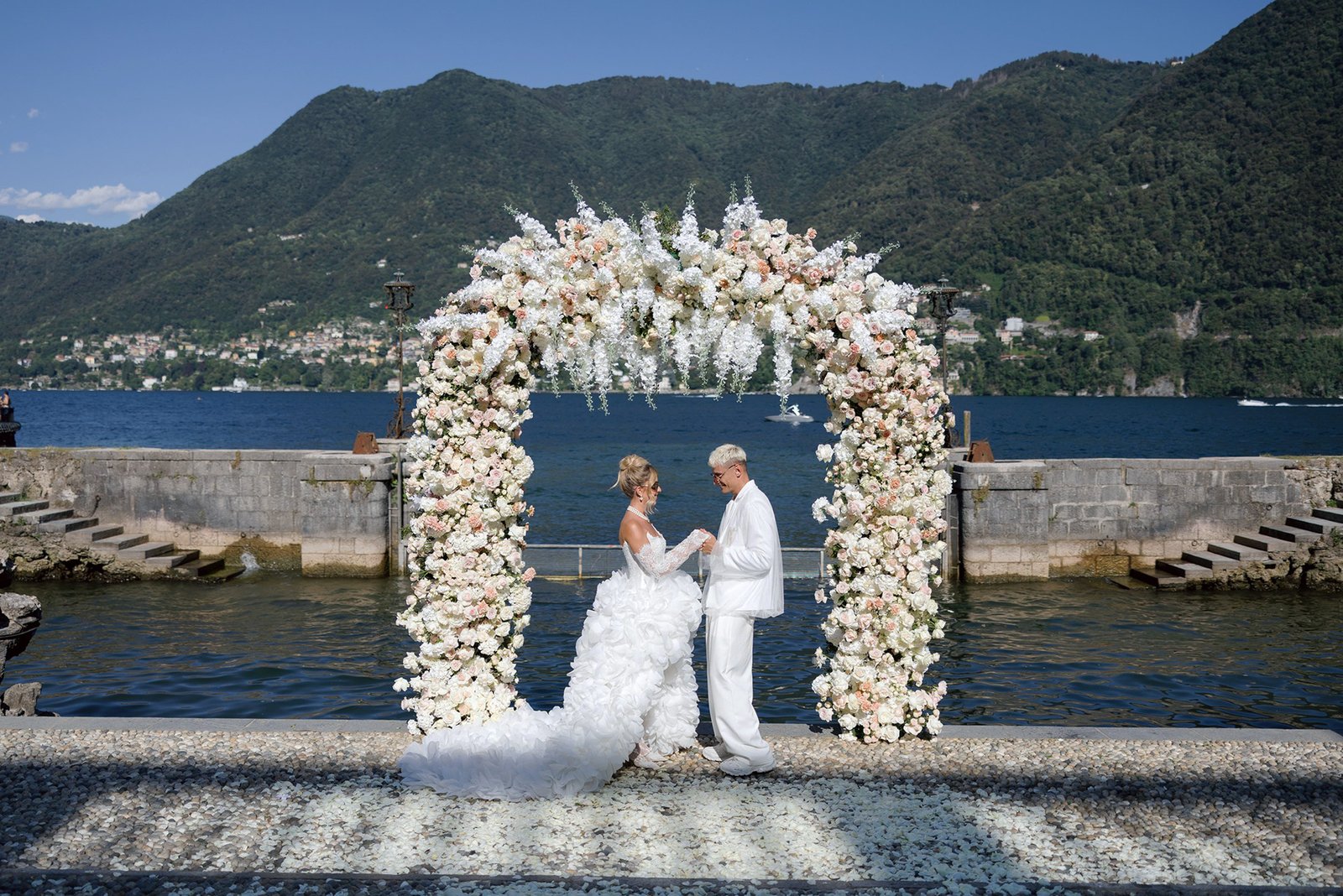 A glamorous wedding at Villa Erba on Lake Como