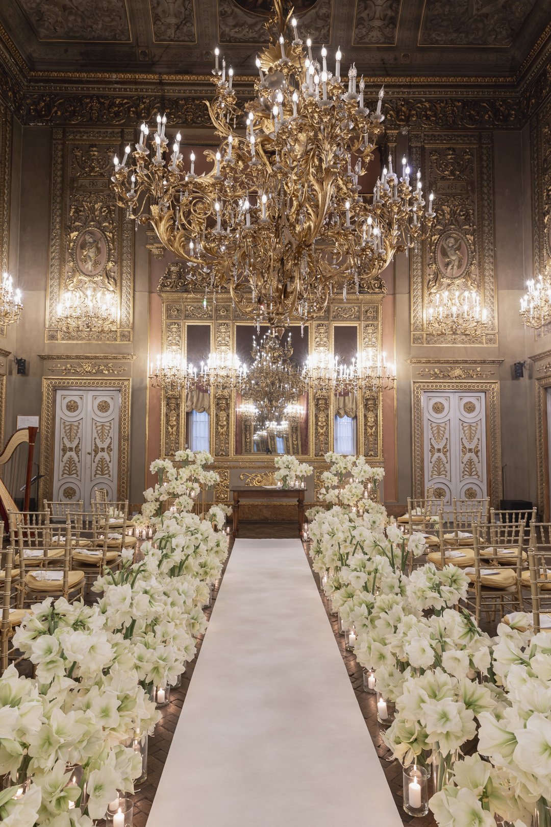 Sontuoso matrimonio a Palazzo Borghese - SugarEvents Luxury Wedding and Event Planner